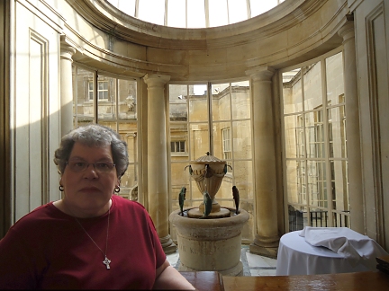 In the Pump room at Bath